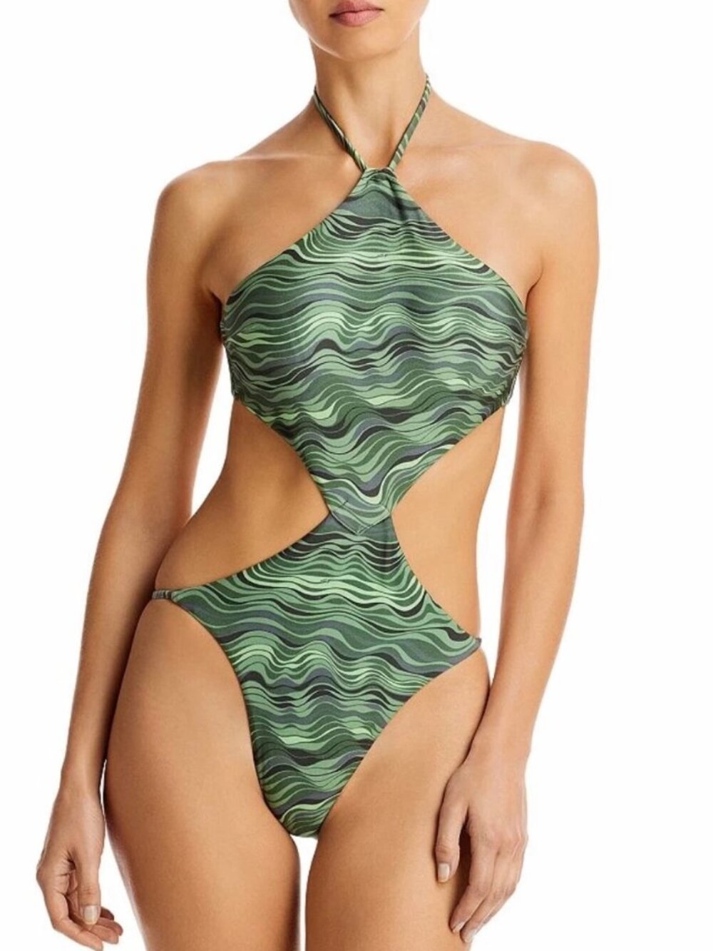 Cult Gaia Camari One Piece in Saltation Basi